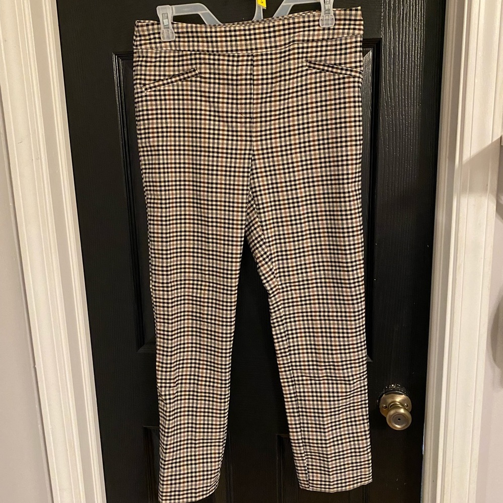 Plaid dress pants